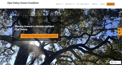 Desktop Screenshot of ojaivalleygreencoalition.com